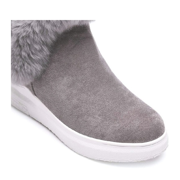 Womens Snow Boots for Women,Wedge Winter Warm Faux - Picture 3 of 7